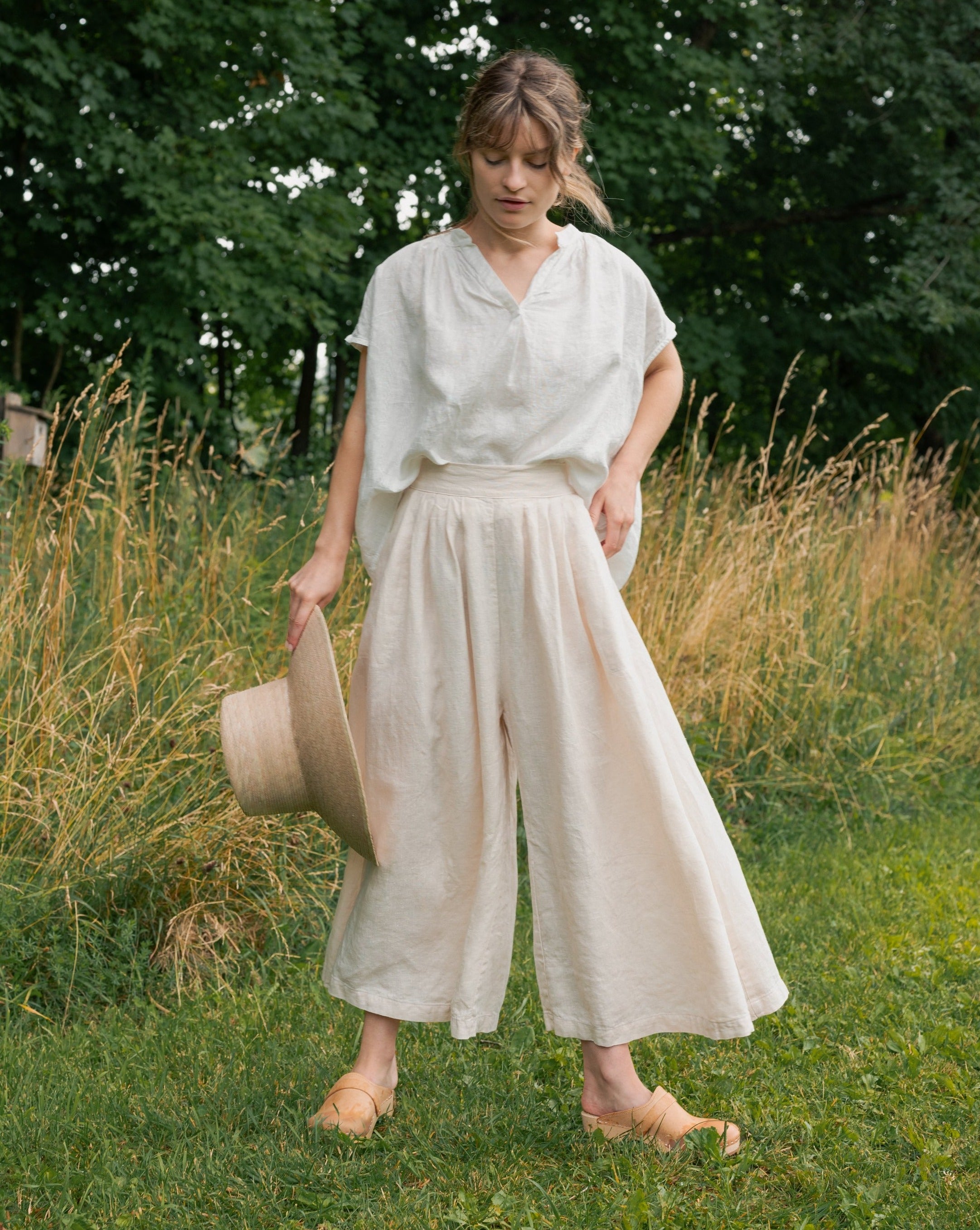【新品】Bluelea Wrap culotte skirt 36 beige 新品】Bluelea Wrap culotte skirt 36 beige 新品】Bluelea Wrap
