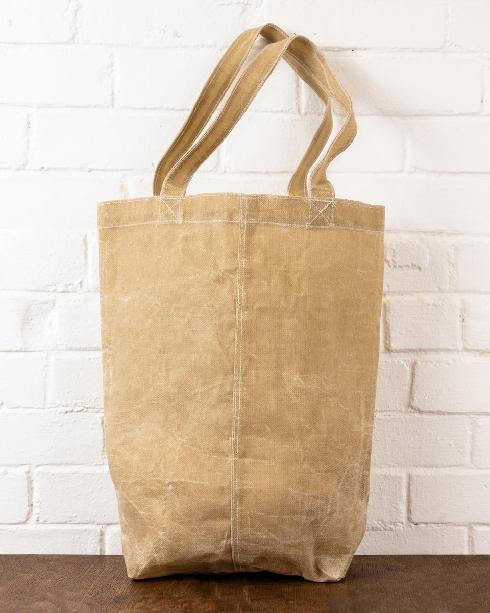 Waxed Canvas Tote artemesia