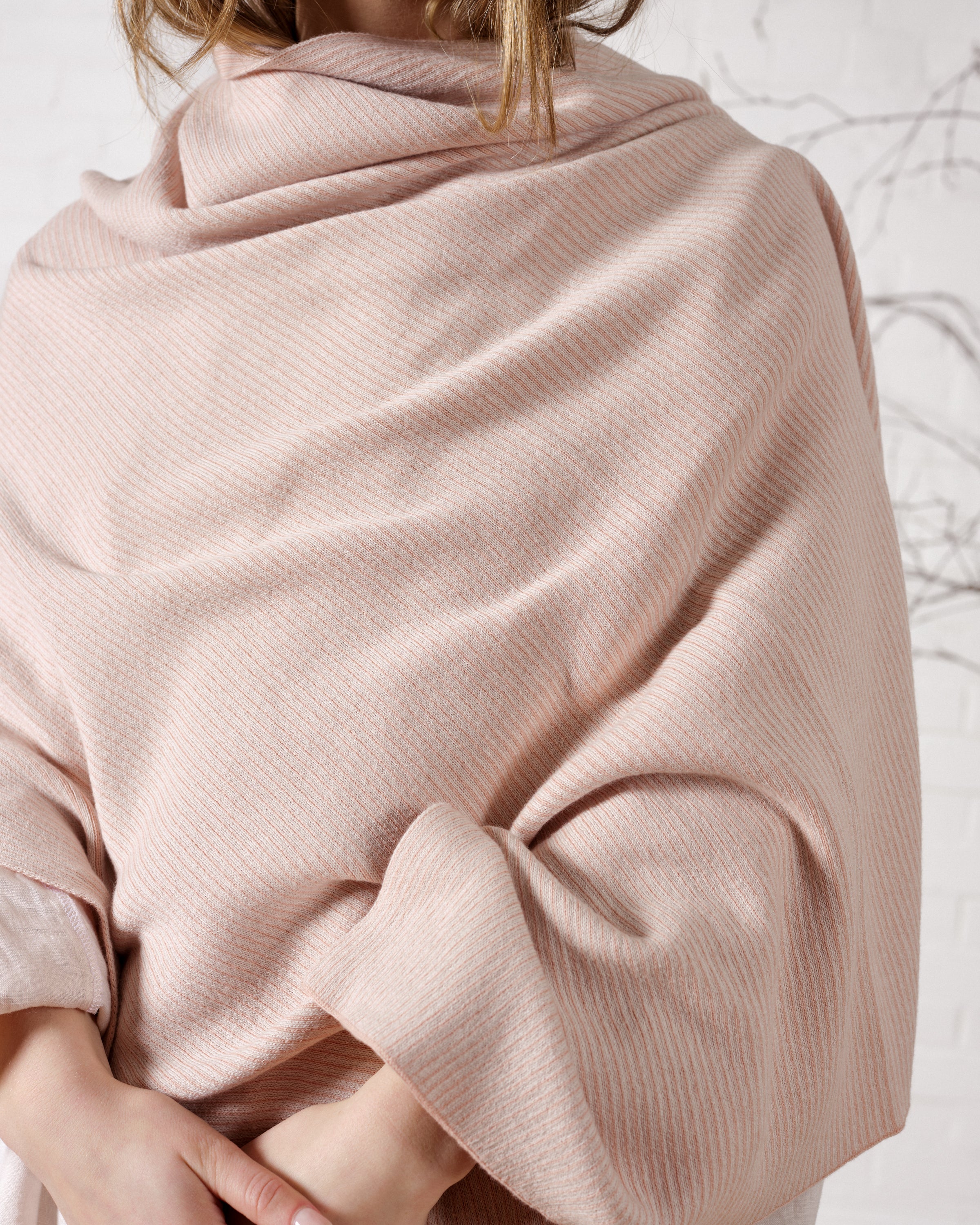 Cotton Knit Scarf Shawl/Scarf – artemesia