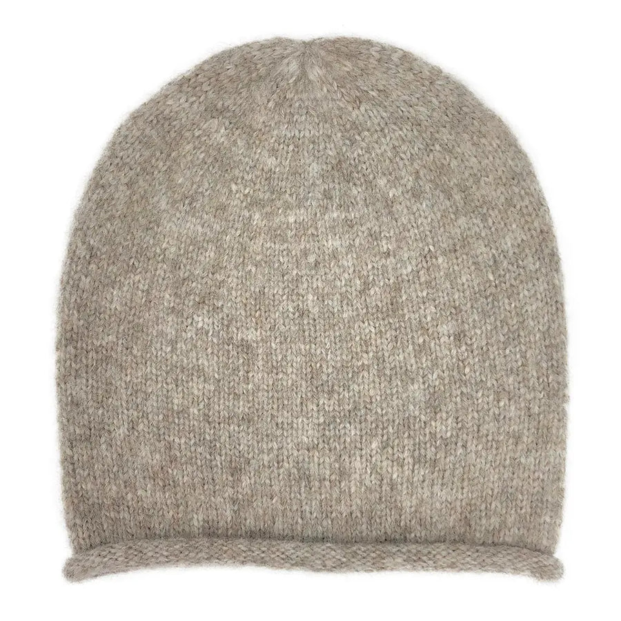 Alpaca Knit Beanie Hat