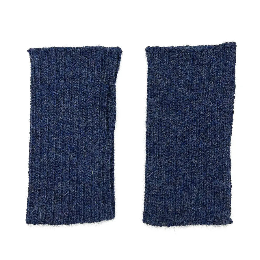 Ribbed Alpaca Fingerless Handwarmers