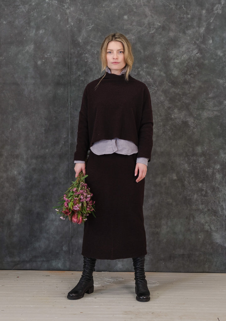 Mona Wool Knit Skirt