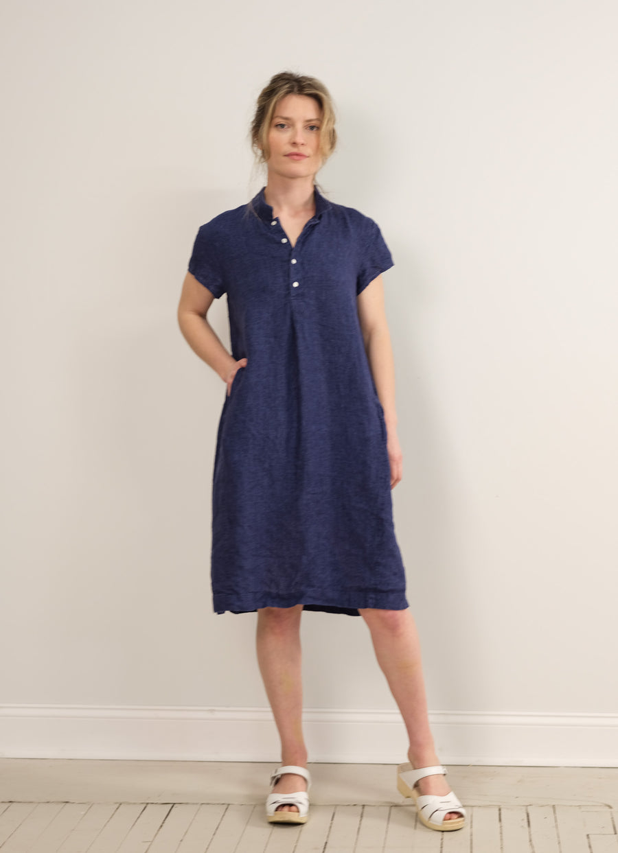 Collar Dress Chambray / S Collar Dress Chambray / S