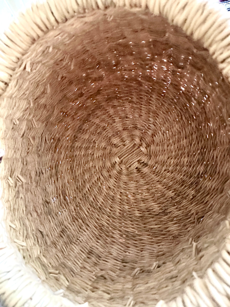 Crossbody Small Basket w/lid
