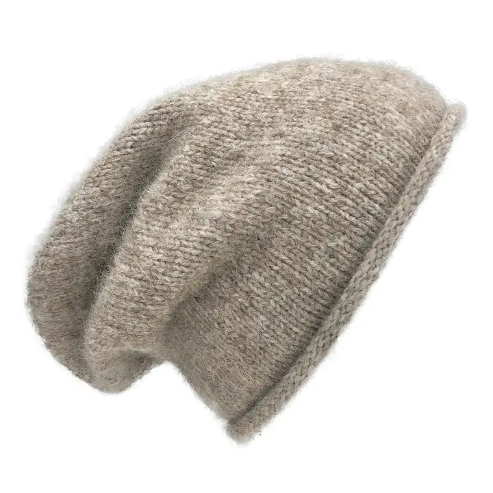Alpaca Knit Beanie Hat