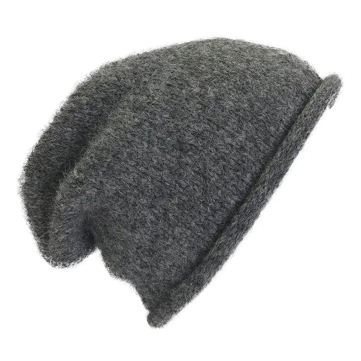 Alpaca Knit Beanie Hat