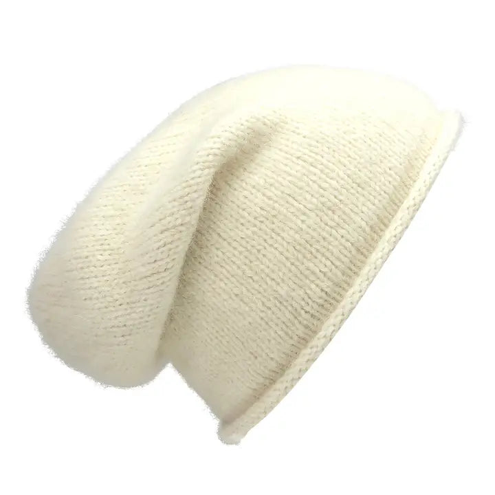 Alpaca Knit Beanie Hat