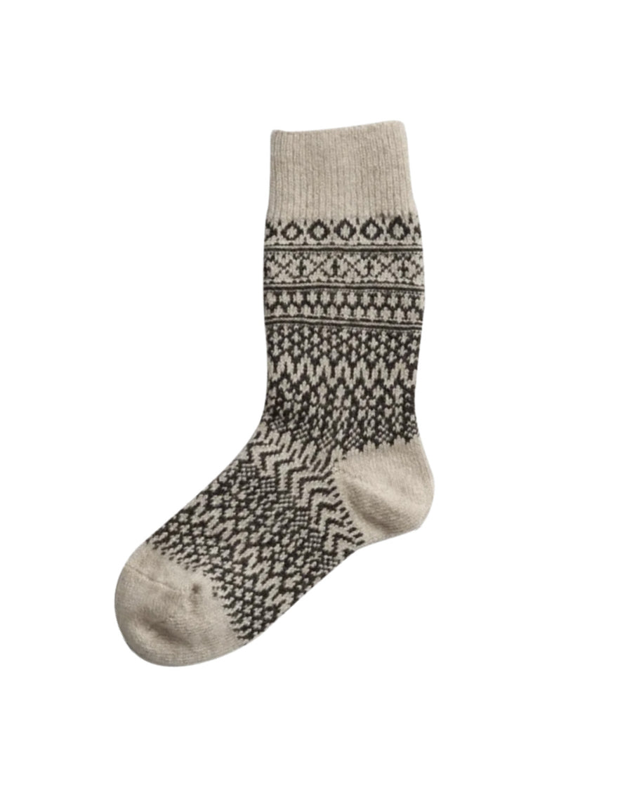 Wool Jacquard Socks