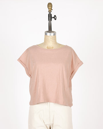 Cotton Rolled Sleeve Tee
