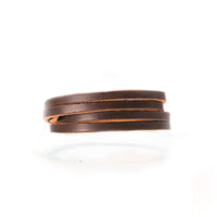 Split Double Wrap Leather Bracelet