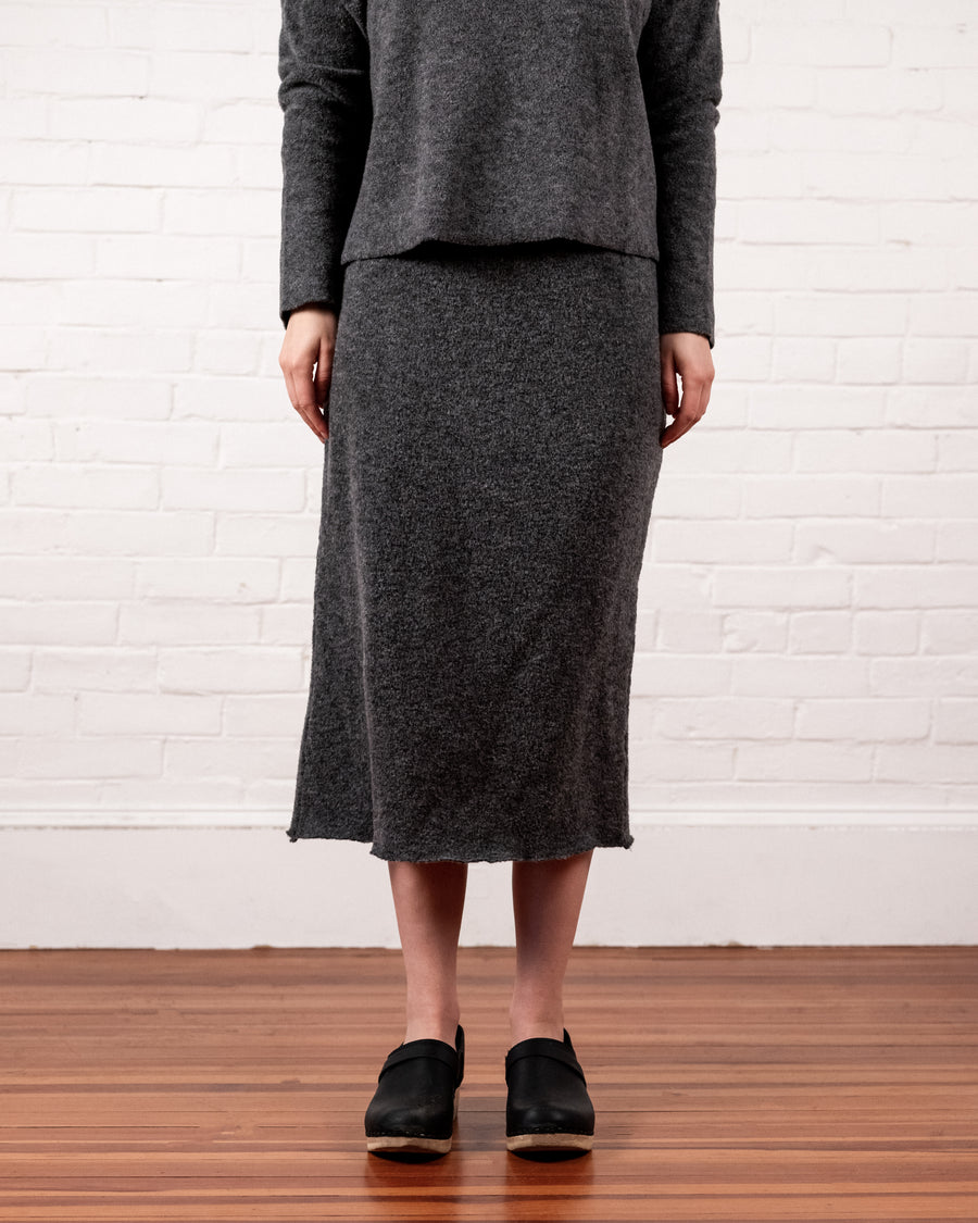 Mona Wool Knit Skirt